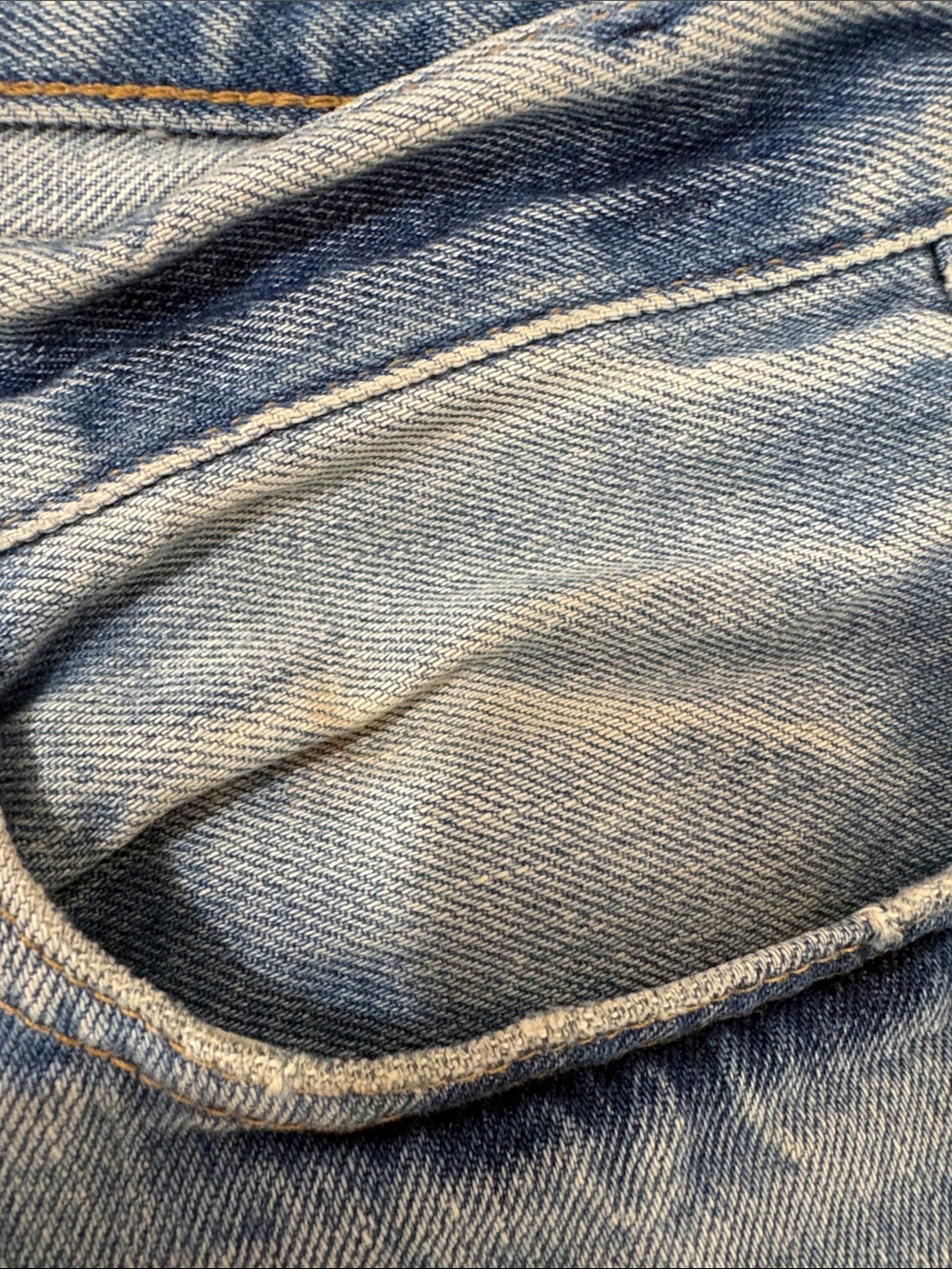 Buck Mason Off Duty Jeans Women’s 24 Light Wash High Rise Denim $208 - Picture 3 of 12